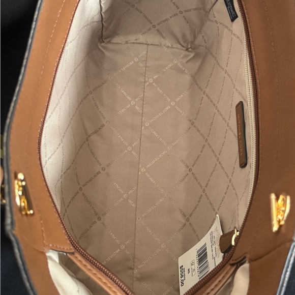 Michael Kors Signature Brown Large Chain Tote | NWT - Picture 5 of 12